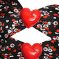 MOSCHINO COUTURE! - NWT 2023 Knit Balloon Heart Dress, Size-6