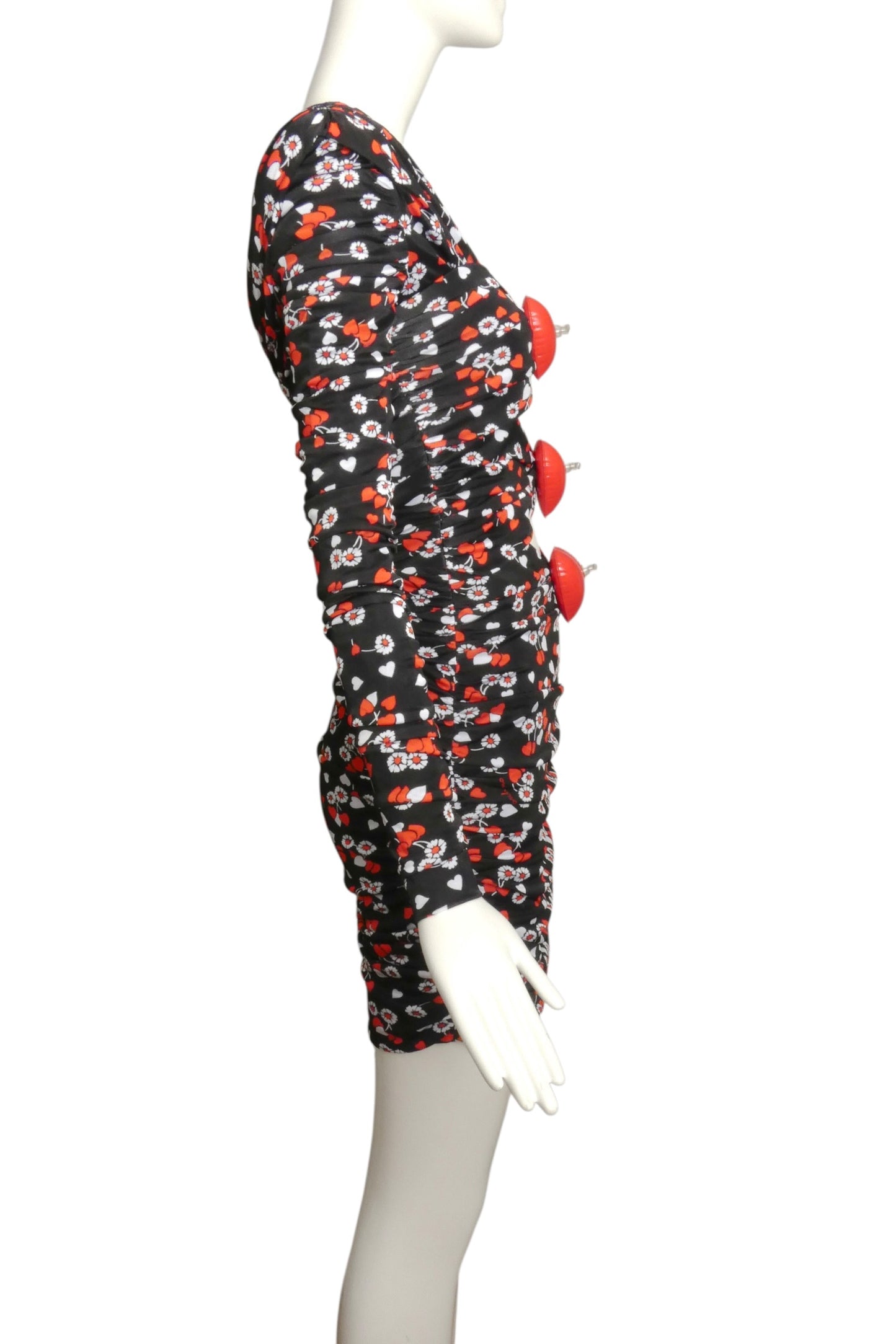 MOSCHINO COUTURE! - NWT 2023 Knit Balloon Heart Dress, Size-6