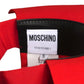 MOSCHINO COUTURE! - 2025 NWT Red Felt 1/2 Cowboy Hat, Size Small
