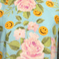 MOSCHINO COUTURE! - PF2025 Blue & Pink Floral Print Maxi Dress, Size-4