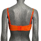 MOSCHINO COUTURE! - R2023 Red & Green Cherry Print Bra Top, Multiple Sizes Available