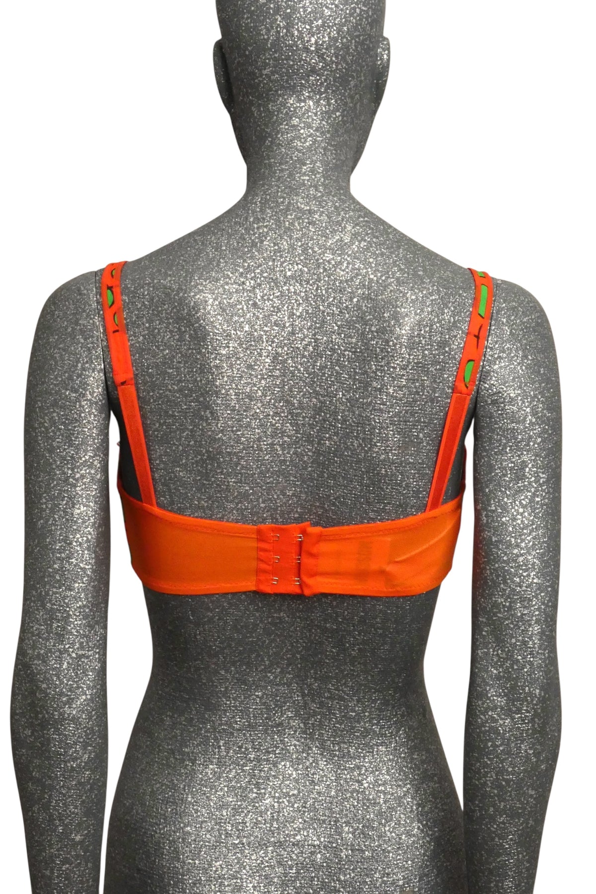 MOSCHINO COUTURE! - R2023 Red & Green Cherry Print Bra Top, Multiple Sizes Available