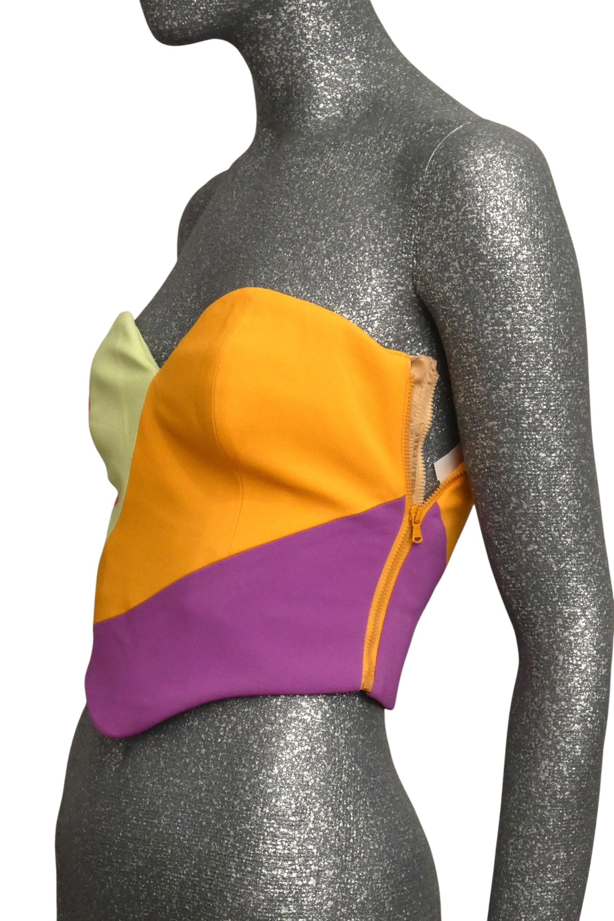 MOSCHINO COUTURE! - R2023 Multi Color Block Bustier, Multiple Sizes Available