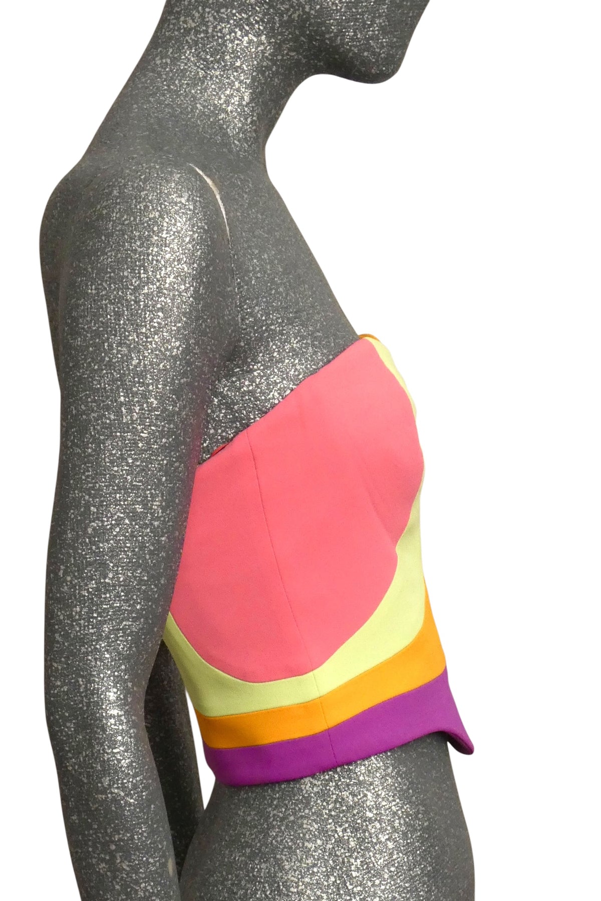 MOSCHINO COUTURE! - R2023 Multi Color Block Bustier, Multiple Sizes Available