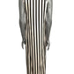 MOSCHINO COUTURE! - R2024 Black & White Stripe Maxi Dress, Size-8