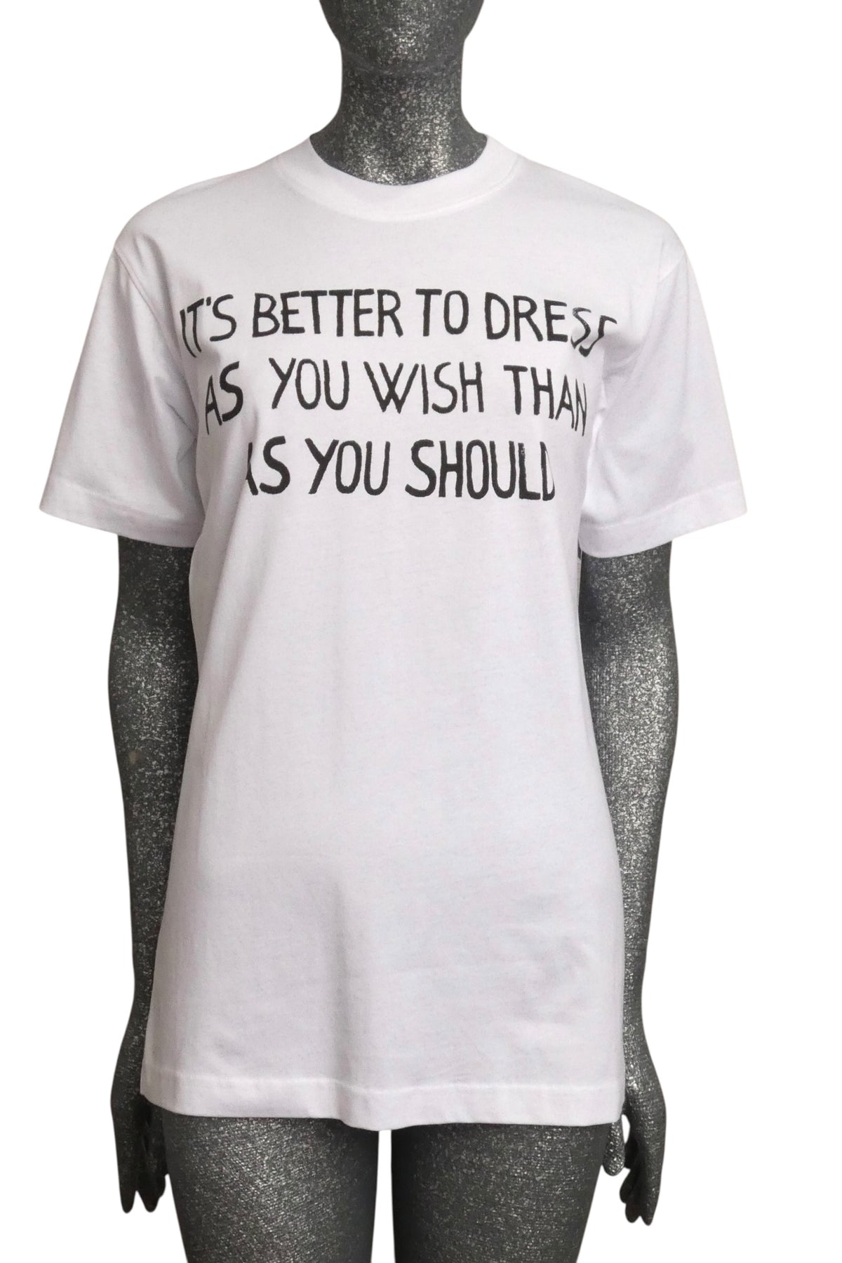 MOSCHINO COUTURE! - 2025 White Graphic Print T-Shirt, Multiple Sizes Available