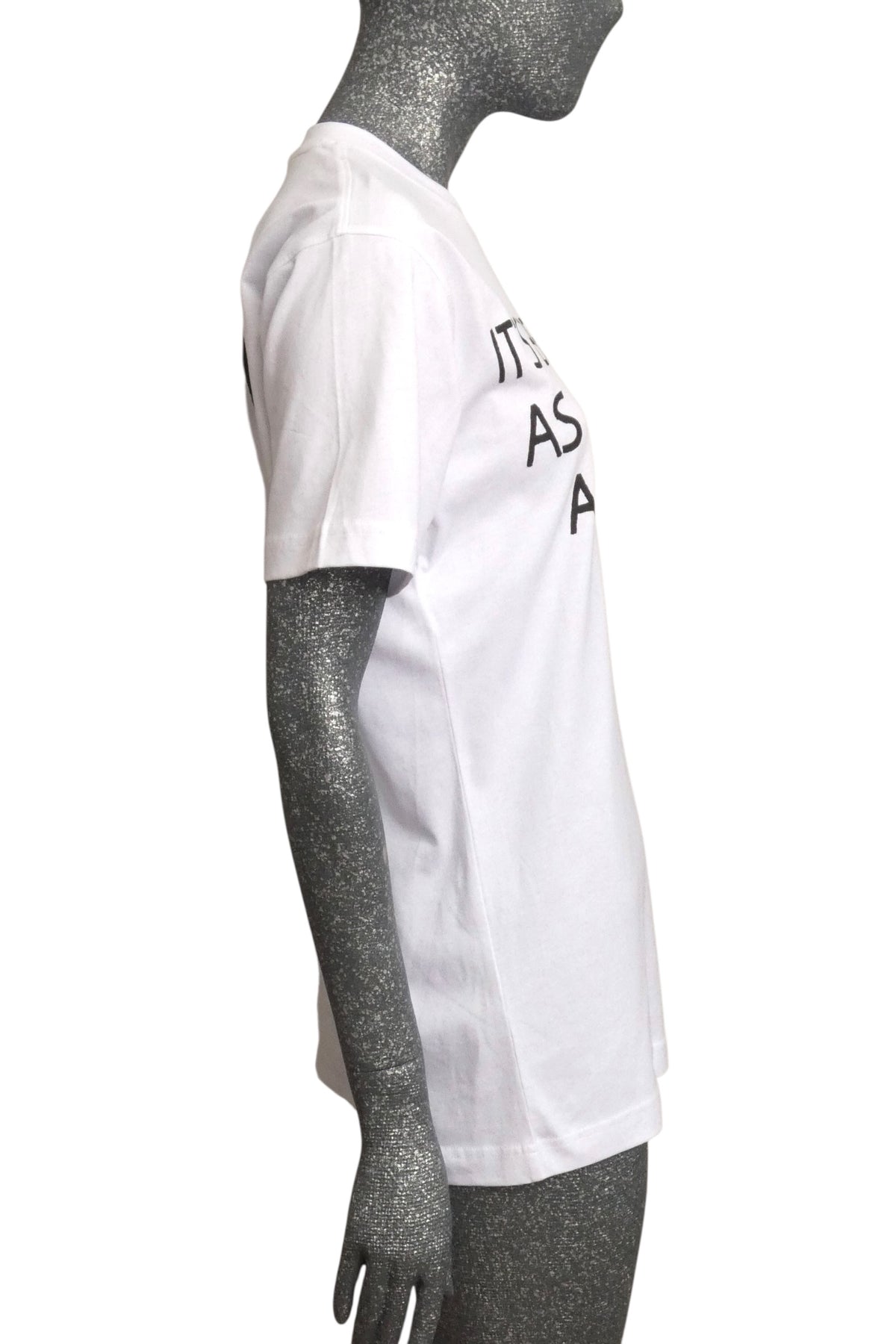 MOSCHINO COUTURE! - 2025 White Graphic Print T-Shirt, Multiple Sizes Available