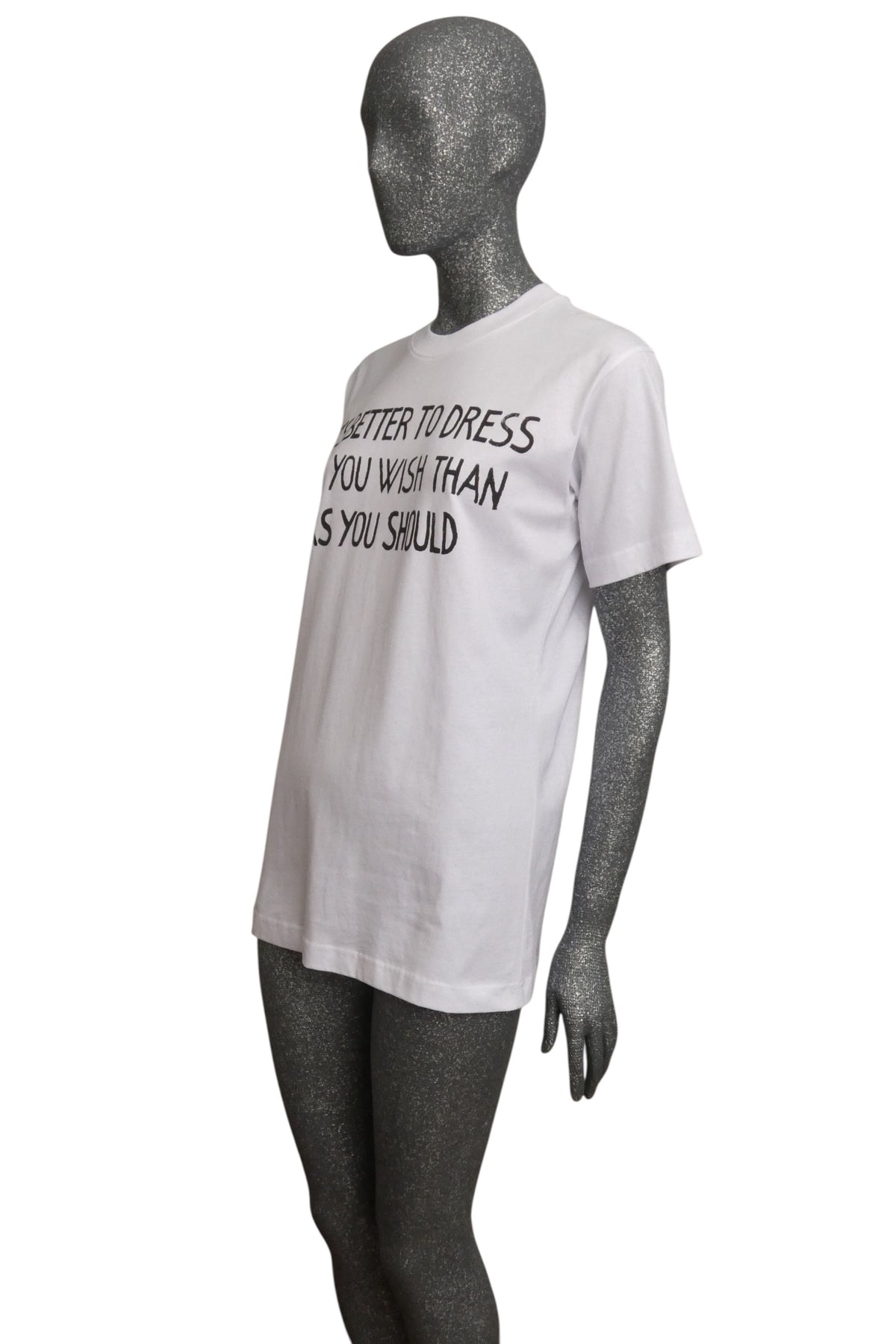 MOSCHINO COUTURE! - 2025 White Graphic Print T-Shirt, Multiple Sizes Available