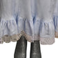 MOSCHINO COUTURE! - 2025 Blue Jacquard & Lace Slip Dress, Size-4