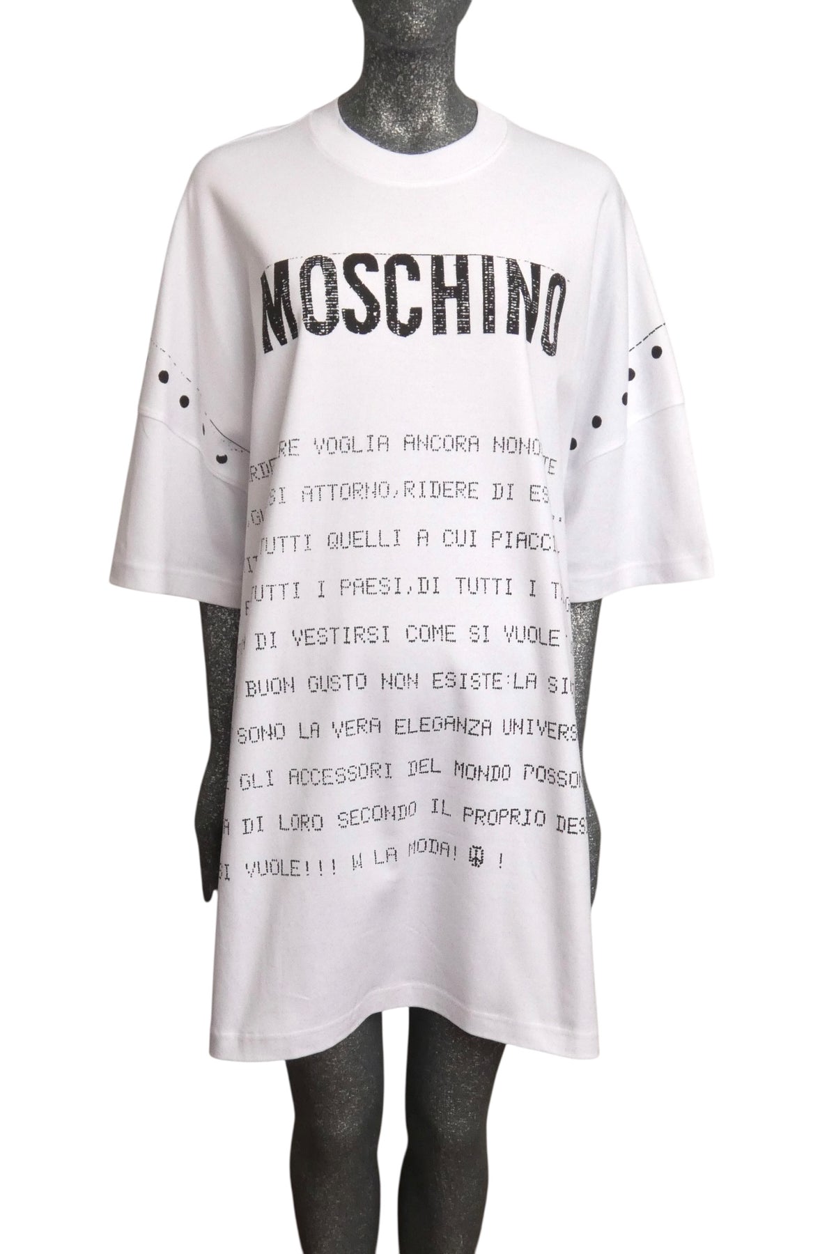 MOSCHINO COUTURE! - 2025 NWT Graphic Print T-Shirt Dress, Multiple Sizes Available