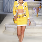 MOSCHINO COUTURE! - S2023 Yellow Crepe Bra Top, Multiple Items Available