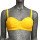 MOSCHINO COUTURE! - S2023 Yellow Crepe Bra Top, Multiple Items Available