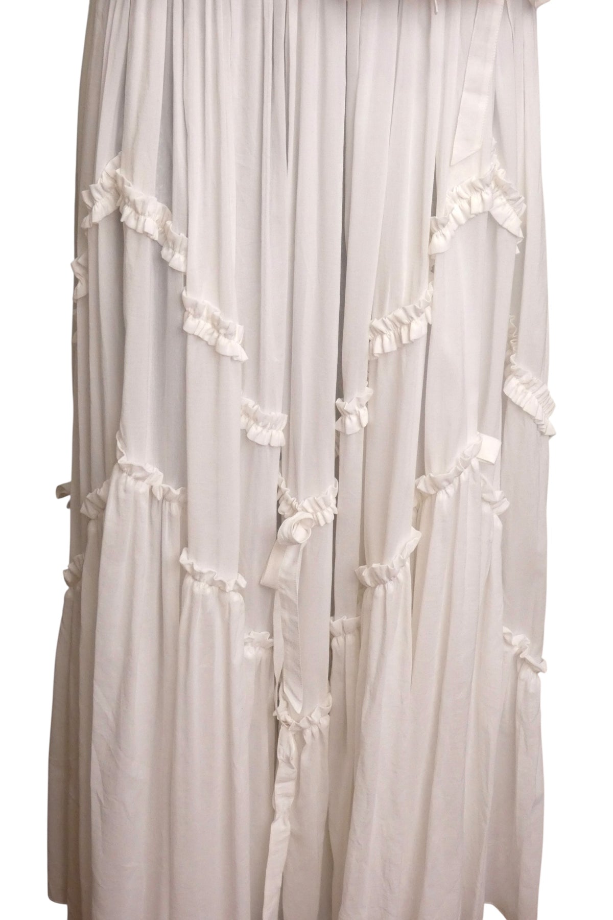 MOSCHINO COUTURE! - 2025 White Fabric Block Maxi Dress, Multiple Items Available