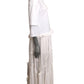 MOSCHINO COUTURE! - 2025 White Fabric Block Maxi Dress, Multiple Items Available