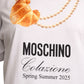 MOSCHINO COUTURE! - 2025 White Croissant T-Shirt, Multiple Sizes Available