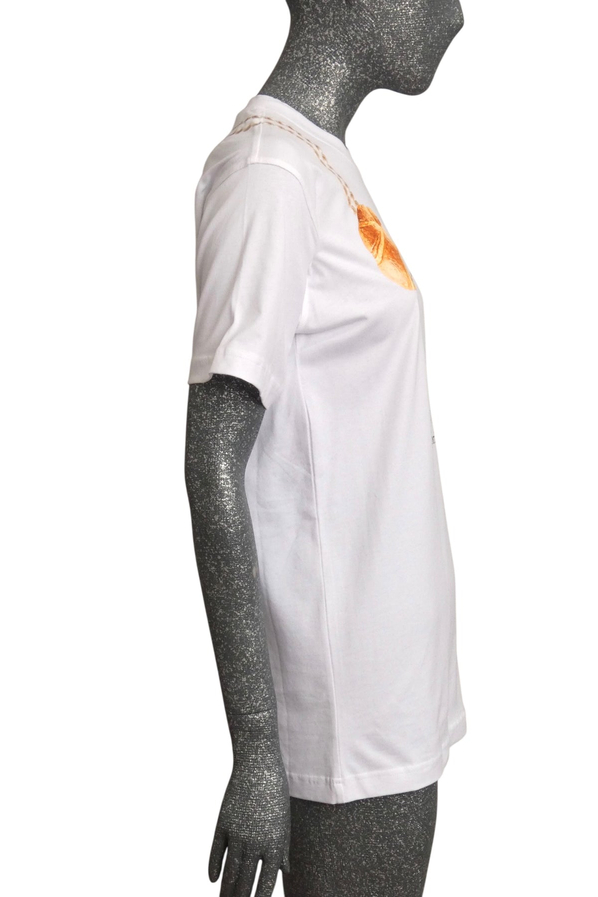 MOSCHINO COUTURE! - 2025 White Croissant T-Shirt, Multiple Sizes Available