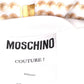 MOSCHINO COUTURE! - 2025 White Croissant T-Shirt, Multiple Sizes Available