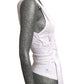 MOSCHINO COUTURE! - 2025 White Double Layer Tank, Multiple Sizes Available