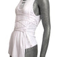 MOSCHINO COUTURE! - 2025 White Double Layer Tank, Multiple Sizes Available