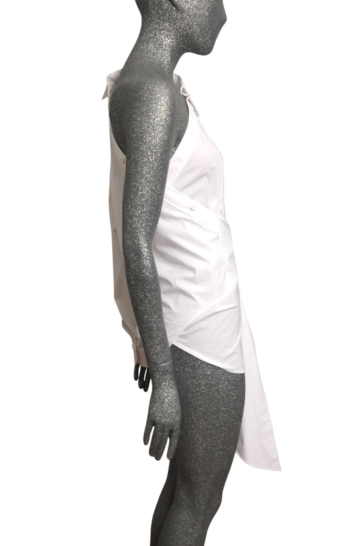 MOSCHINO COUTURE! - 2025 White One Shoulder Shirt, Multiple Items Available