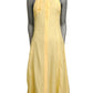 MOSCHINO COUTURE! - S2025 Yellow Rayon Halter Dress, Size-4
