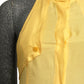 MOSCHINO COUTURE! - S2025 Yellow Rayon Halter Dress, Size-4