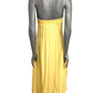 MOSCHINO COUTURE! - S2025 Yellow Rayon Halter Dress, Size-4