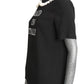 MOSCHINO COUTURE! - 2022 Black "Maid in Italy" Blouse, Size-8