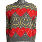 MOSCHINO COUTURE! - 2025 Wool Smiley Heart Sweater, Size-4