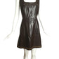 MOSCHINO JEANS - 1990s Brown Studded Dress, Size 12