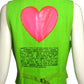 MOSCHINO JEANS - 1990s Denim Heart Vest, Size 4