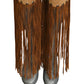 MOSCHINO JEANS - 1990s Fringed Corduroy Pants, Size 10