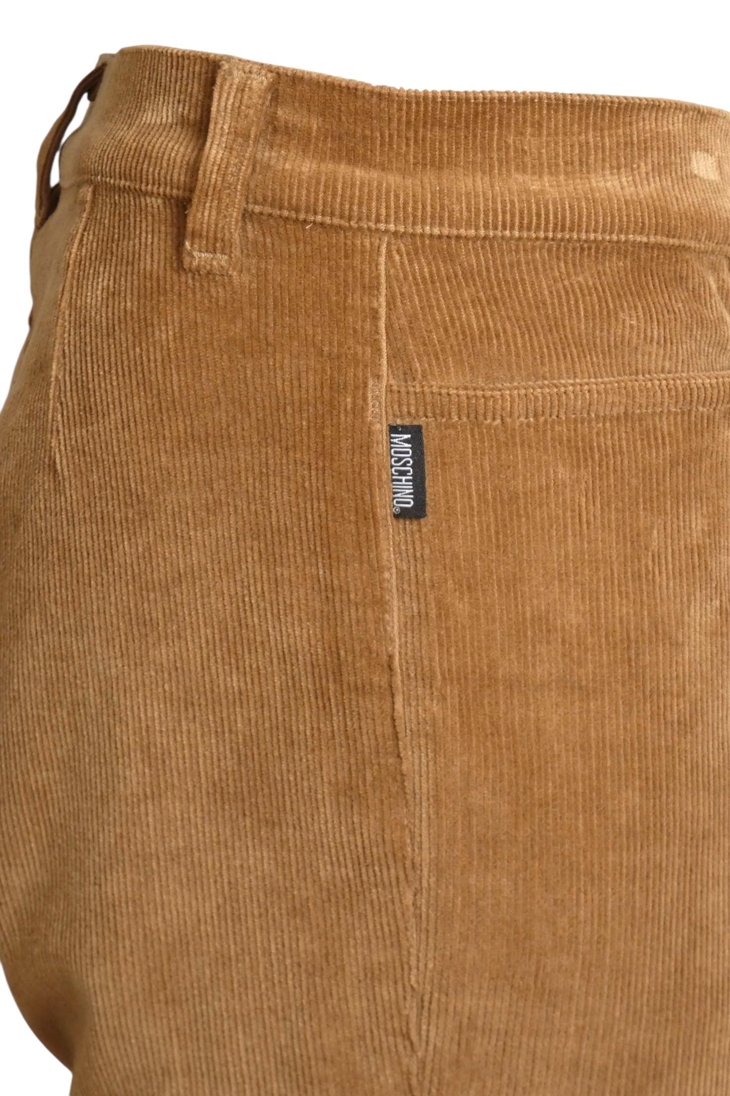 MOSCHINO JEANS - 1990s Fringed Corduroy Pants, Size 10