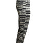 MOSCHINO JEANS - 1990s Graphic Print Knit Pants, Size 8
