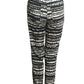 MOSCHINO JEANS - 1990s Graphic Print Knit Pants, Size 8