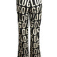 MOSCHINO JEANS - 1990s "Logo" Cotton Pants, Size-10