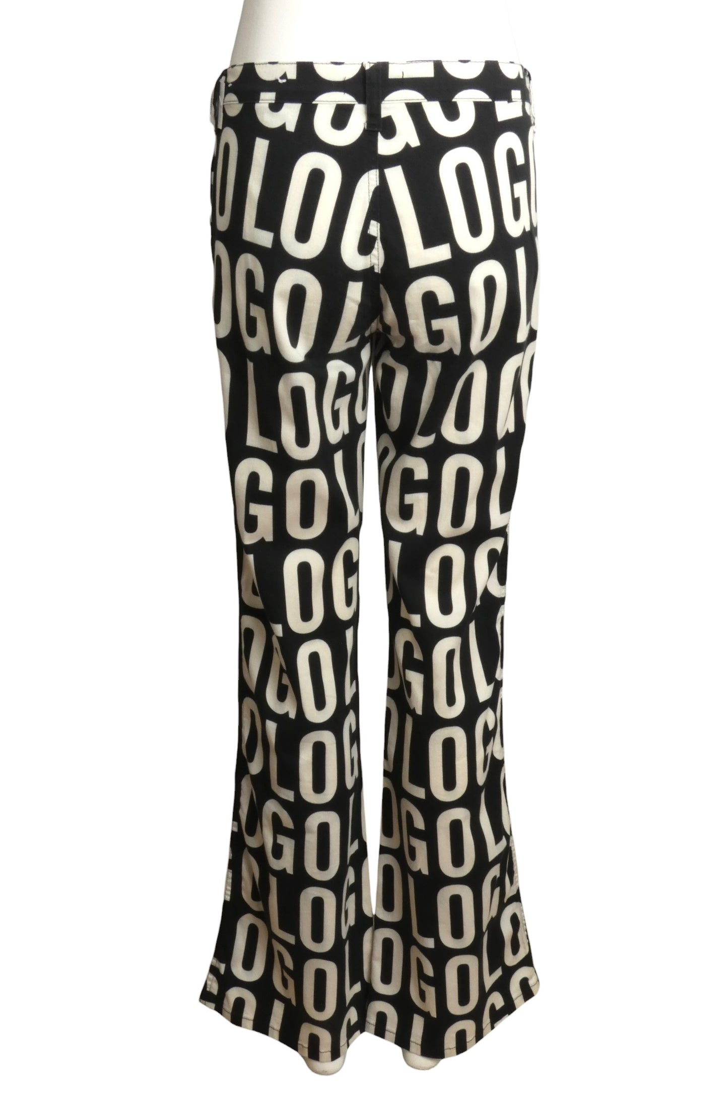 MOSCHINO JEANS - 1990s "Logo" Cotton Pants, Size-10