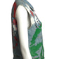 MOSCHINO JEANS - 1990s Painted Denim Vest, Size 6