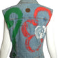 MOSCHINO JEANS - 1990s Painted Denim Vest, Size 6