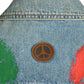 MOSCHINO JEANS - 1990s Painted Denim Vest, Size 6