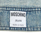 MOSCHINO JEANS - 1990s Painted Denim Vest, Size 6