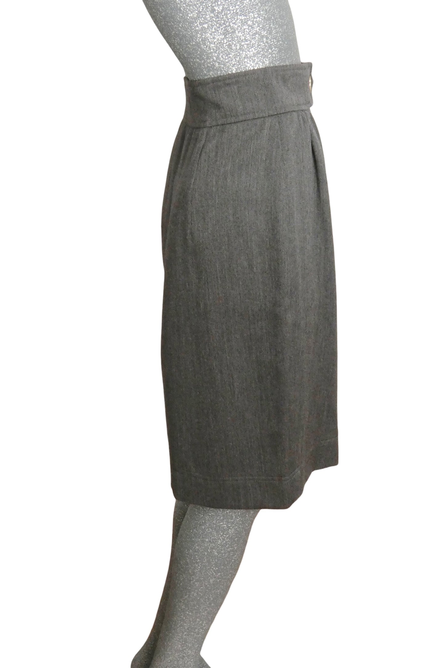 MOSCHINO JEANS - 1990s Wool Pencil Skirt, Size 8