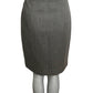MOSCHINO JEANS - 1990s Wool Pencil Skirt, Size 8