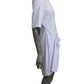 MOSCHINO JEANS - 2025 Blue & White Cotton Stripe Dress, Size-4