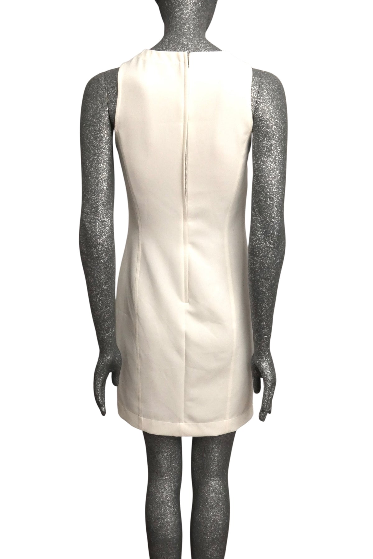 MOSCHINO JEANS - 2025 White Knit Shift Dress, Size-6