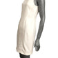 MOSCHINO JEANS - 2025 White Knit Shift Dress, Size-6