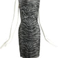 MOSCHINO JEANS - NWT 1990s Animal Print Velour Dress, Size 4