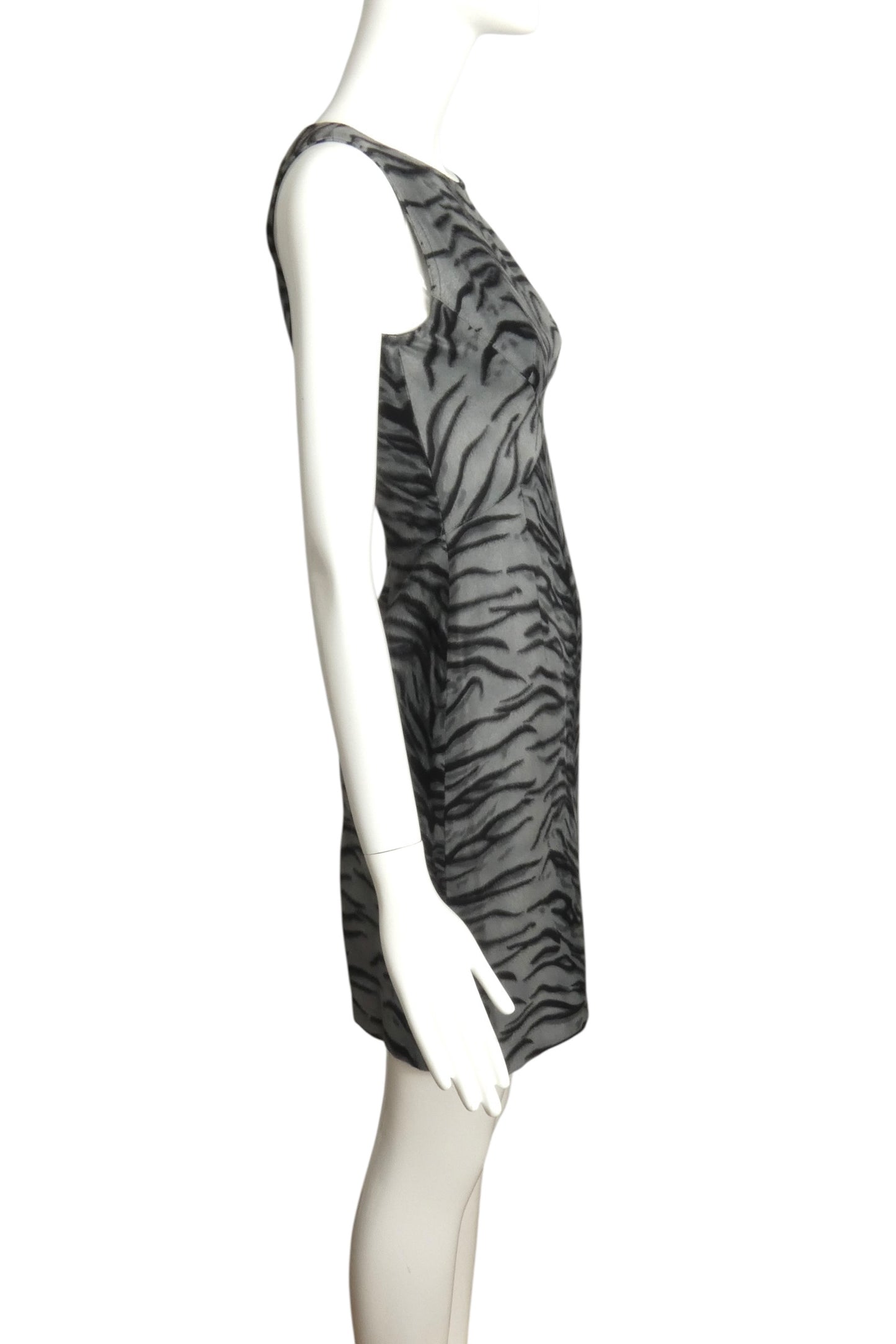 MOSCHINO JEANS - NWT 1990s Animal Print Velour Dress, Size 4
