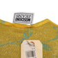 MOSCHINO JEANS - 2024 Yellow & Blue Shirred Mesh Print Dress, Size-6