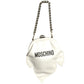 MOSCHINO - 2020 NWT White Leather GHOST Purse